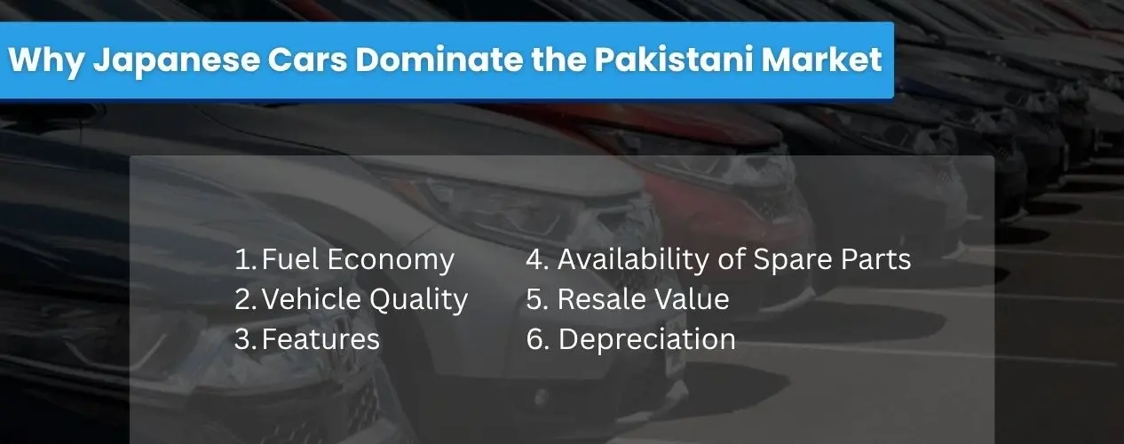 Why Japanese Cars Dominate the Pakistani Market
